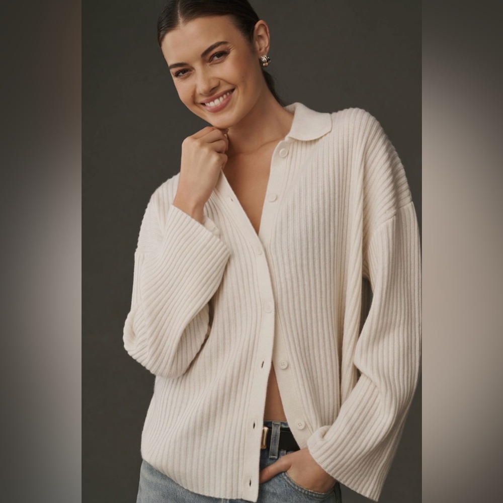 Reformation Fantino Cashmere
Cardigan Sweater